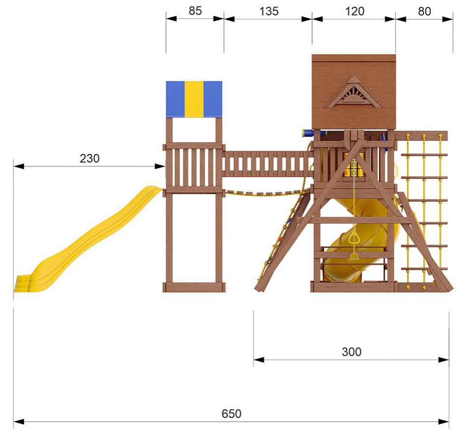 ДетскийигровойкомплексФорт5FT54